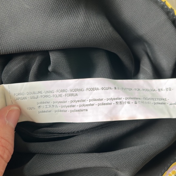 Zara NWT one shoulder mini dress size small B7 - Picture 8 of 15